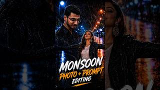 Rain Portrait Color Change | ChatGPT Prompt Tutorial #rain #prompt #ai #noorediting #viral