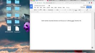 Parenthetical Citation Screencast
