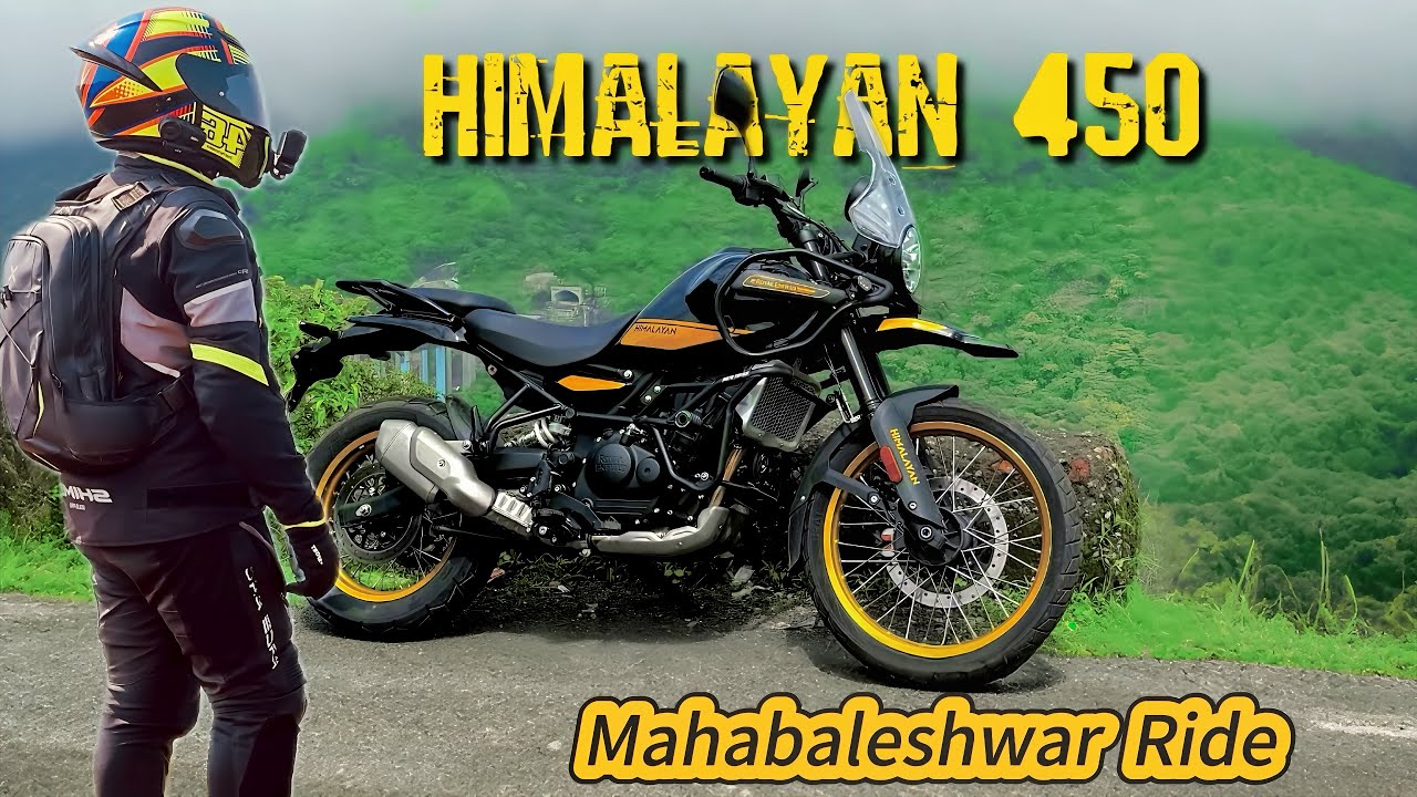 PUNE TO MAHABALESHWAR on Himalayan 450 | Monsoon Ride