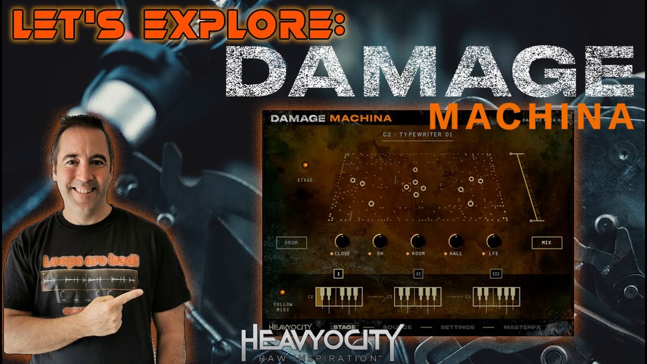 Damage Machina: Unique Percussion VST | Heavyocity