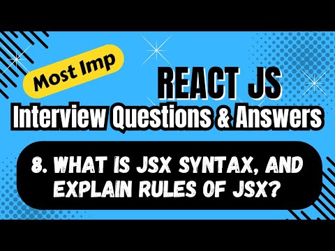 Top React Expert Reveals 5 CRUCIAL JSX Techniques for Beginners