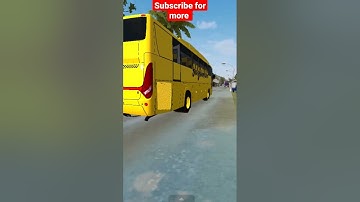 #shorts | Euroliner BSW bus mod for bussid | bus driving in village | Android game | 3d game | mods