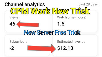 CPM Work Kaise Kare 2023 | 46 View me 12$ Dollar | Live Proof