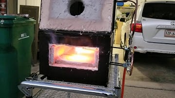 First firing of Devil Forge DFPROFK2