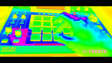 Making a beat on the  MPC2500 and Mixing on Soundcraft 12