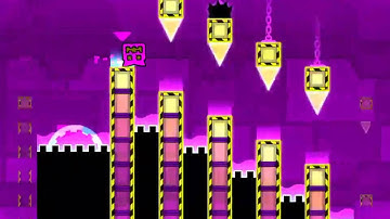 Geometry Dash (Meltdown) Airborne Robots all three coins