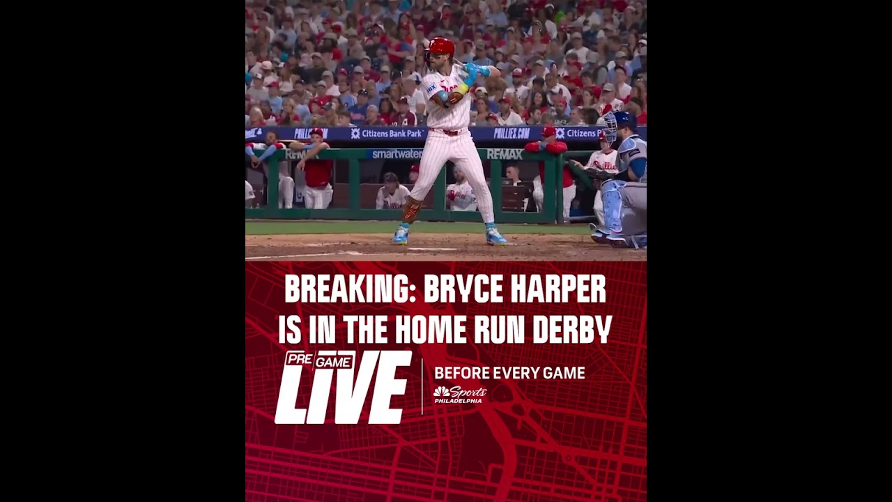 BRYCE HARPER WILL PARTICIPATE IN THE HOME RUN DERBY!!! 👀