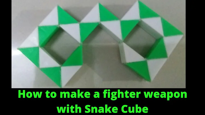 How to make a fighter weapon with snake cube