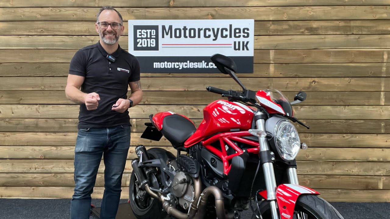 Ducati Monster 821 Stripe, Beautiful Enrty Level Roadster - YouTube