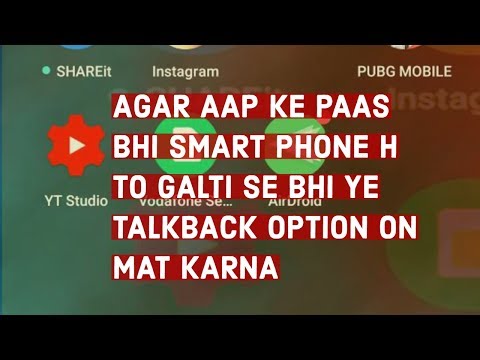 HOW TO ENABLE TALKBACK SETTING IN ANDROID