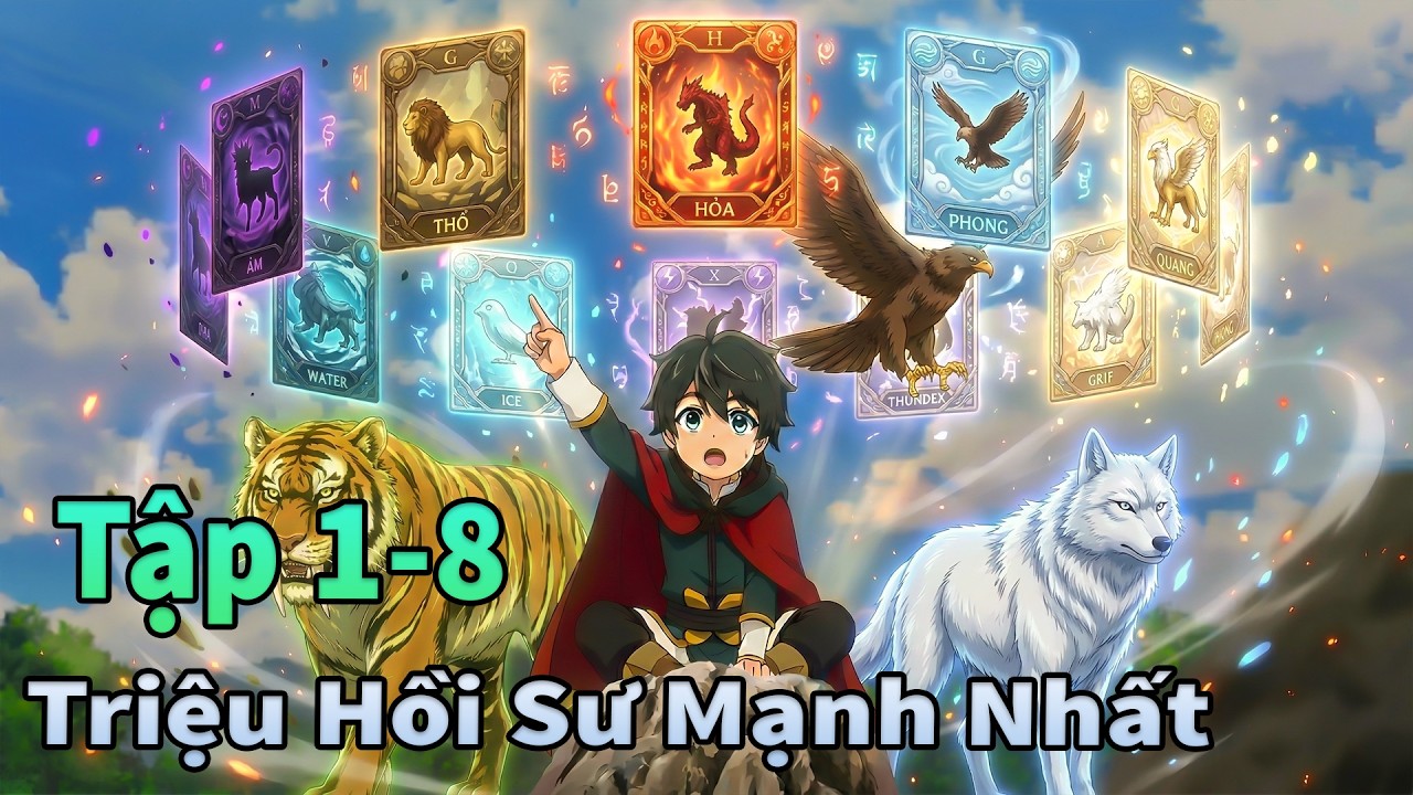 ANIME THÁNG 2 | Triệu Hồi Sư Mạnh Nhất Chuyển Sinh Tập 1-8 | Mèo Gầy Review
