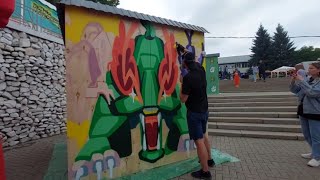 День молодёжи 2023: в Иркутске прошёл фестиваль уличного искусства «Трансформируя город».