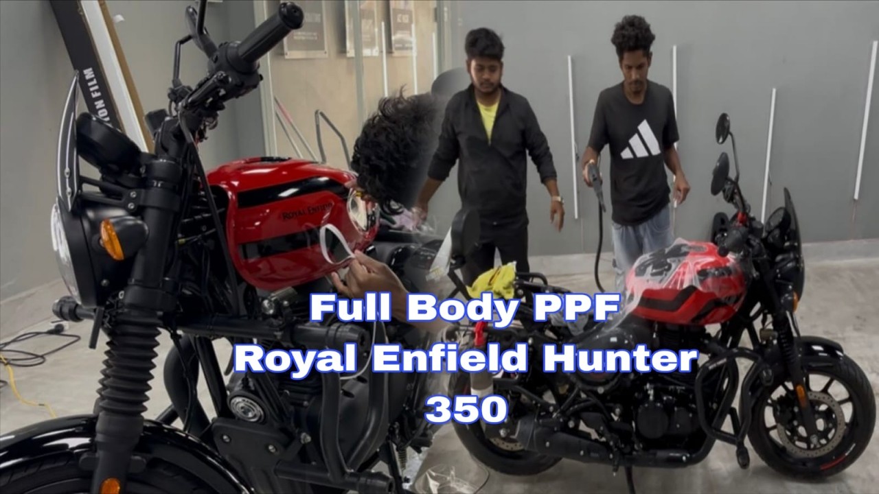 Full Body PPF || Royal Enfield Hunter 350