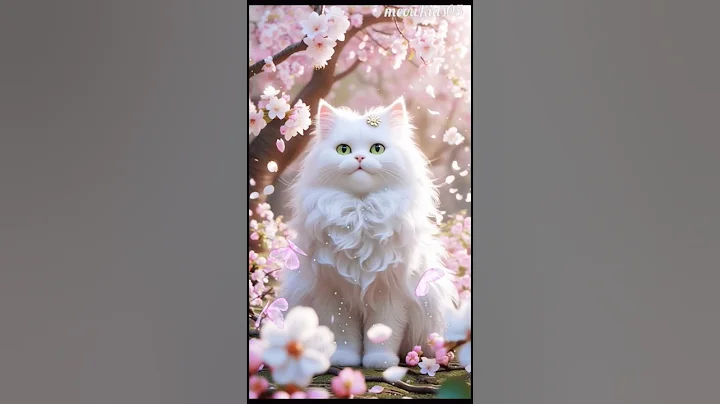 Video 8900681: catlover animals pets love, white cat cute funny