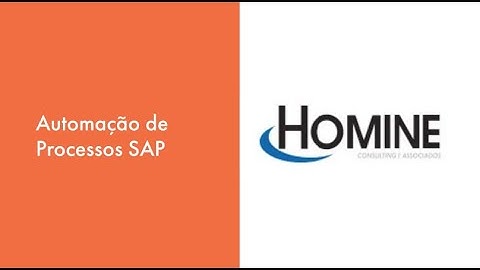 Automação de processos no SAP