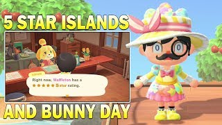 Exploring 5 Star Islands & Bunny Day Festivities! Animal Crossing New Horizons Easter Event!