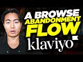 How To Create Browse Abandonment Flow in Klaviyo for Shopify