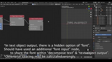 [Noding] Type-In Effect - blender animation nodes
