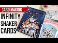 Infinity Shaker cards | Waffle Flower shaker covers