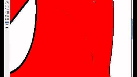 Spiderman in MS Paint (requested by susanmusiclife)