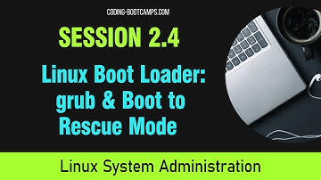 Linux System Administration: Session 2.4 - Linux Boot Loader: grub and How to Boot to Rescue Mode