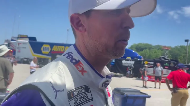 “You can’t embarrass the race team” - Denny Hamlin calls out Bubba for his in-car radio comments