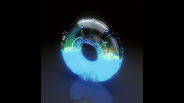 Glistening Fluid（Blender Fluid Simulation）