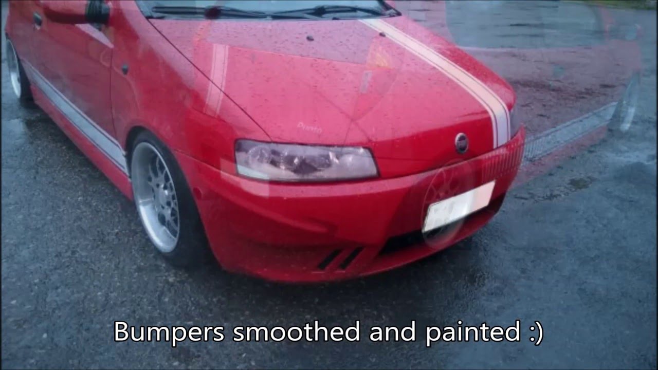 DIY How To Smooth Bumpers with Fiberglass and Plastic Filler YouTube