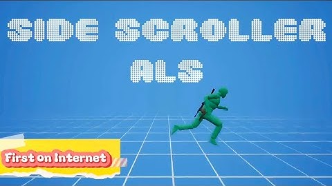 ALS - 2.5D Side Scroller Tutorial | IWALS | Unreal Engine 5 #sidescroller