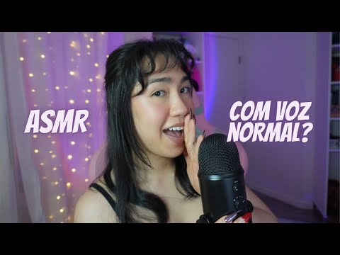 ASMR sem ASMR | Relaxando você com a minha VOZ NORMAL 😴