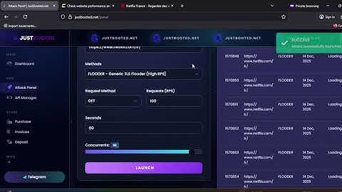 JustBooted.net vs NETFLIX BEST IP BOOTER / IP STRESSER 2025