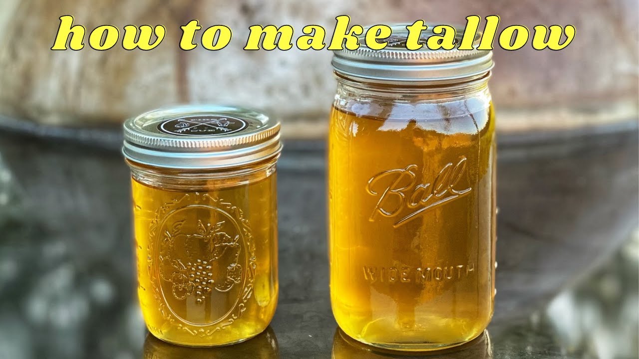 How To Make Beef Tallow From Brisket Fat YouTube