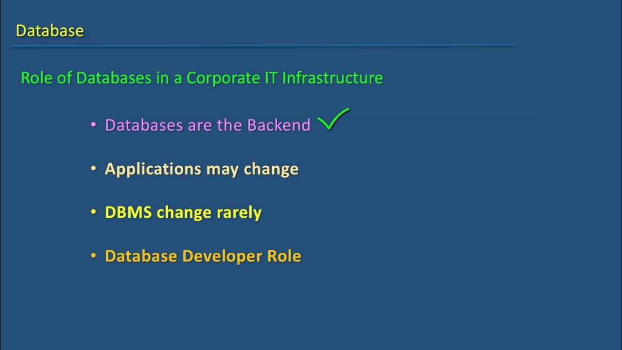 Oracle SQL Tutorial - 01 - Introduction - YouTube