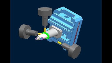 Siemens NX CAM 5 Axis Tutorial Part13 Iso Surface 4 axis
