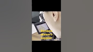 How bamboo skewers factory take shorts videos for bbq sticks #foodservice #bamboosticks  #bbq #party