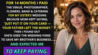 My Mom Said Dad Left Money for My Sister’s Wedding — Then She Used It to Save My Brother’s Business!