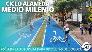 CICLO ALAMEDA MEDIO MILENIO (primera autopista para bicicletas en Latinoamérica)