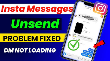 Fix insta message problem 2022 | instagram message not unsend /instagram dm not working | loading