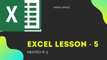 Excel Nested IF Function - Excel Lesson - 5 #excel #msexcel #excelnestedif #nestedif