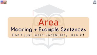 Area Meaning : Definition of Area