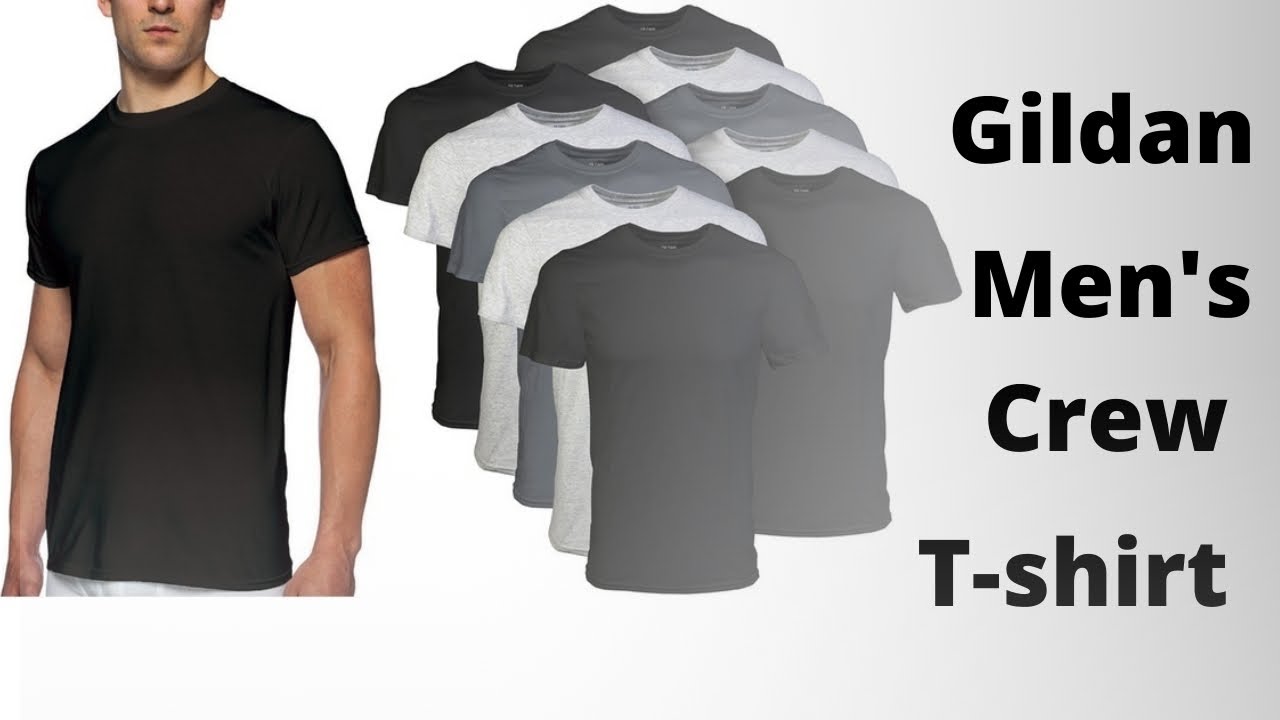 Gildan Men's Crew T Shirts, Multipack best t shirt on amazonGildan