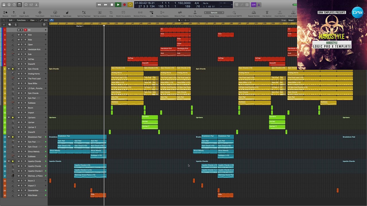 Imagine Dragons - Believer Logic Pro Remake (Dance Template) – logicxx