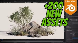 BagaPie V9 Blender Addon With  200 New Assets