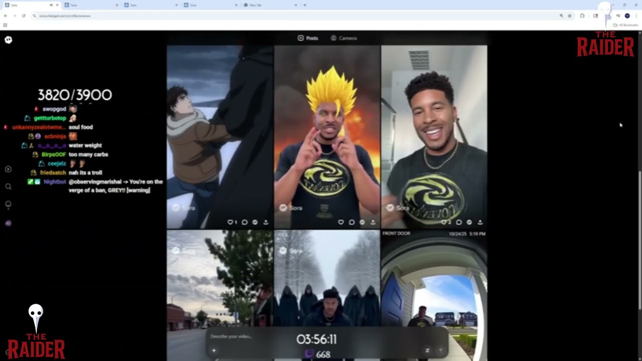 LowTierGod просто не может остановить нашествие троллей из SORA AI
