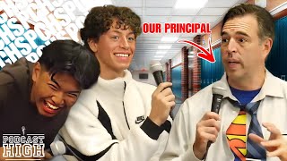 PODCAST WITH OUR PRINCIPAL!! | PODCAST HIGHSCHOOL (ft. Mr. Cugini)