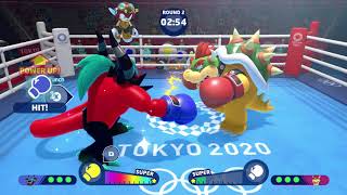 Zavok vs Bowser Boxing | Mario & Sonic at the Olympic Games Tokyo 2020