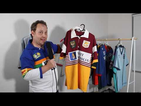 Rugby League Chic (Episode 7): Newcastle Herald Challenge 1988 and Broncos ARL 1997 jerseys