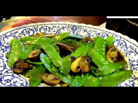 Video: Sauteed Snap Peas Med Scallions Og Reddiker