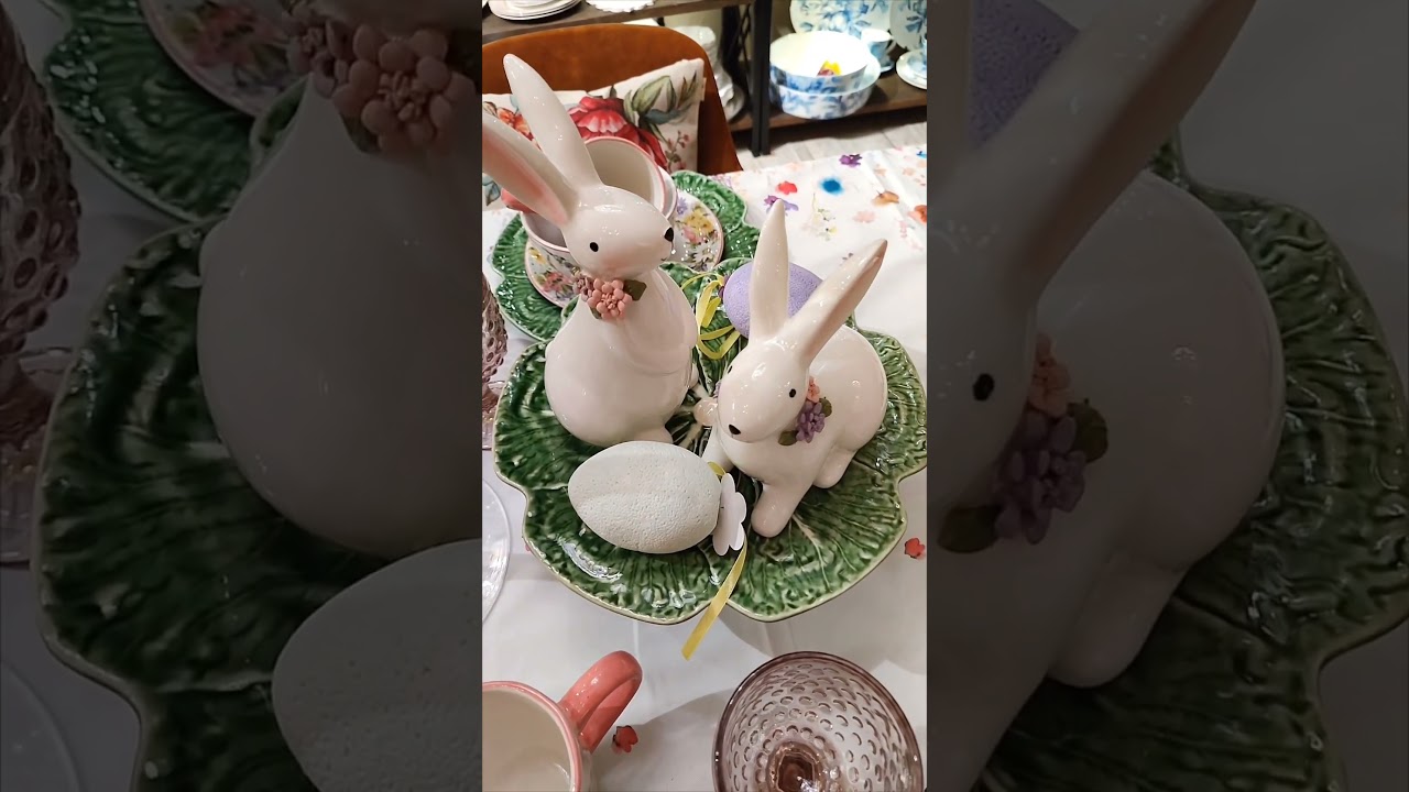 Керамічна колекція посуду 'Великодній сад' американського бренду Certified International