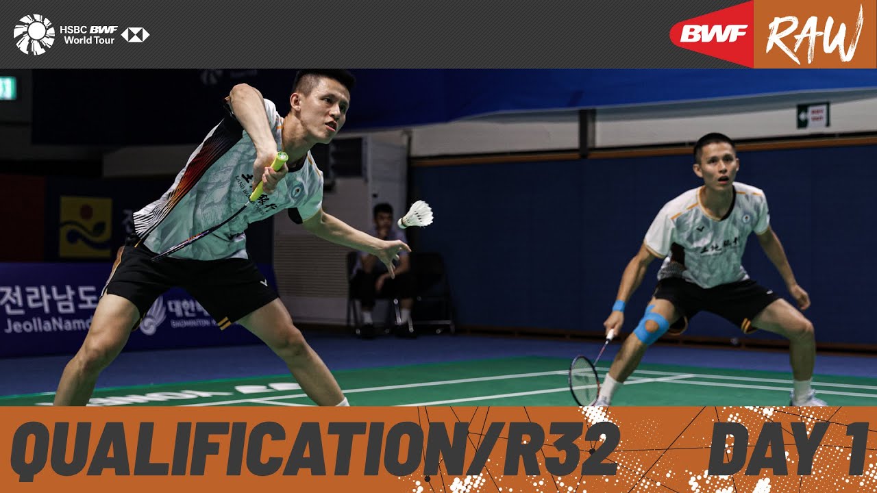 Korea Open 2024 Day 1 Court 3 Qualification/Round of 32 YouTube